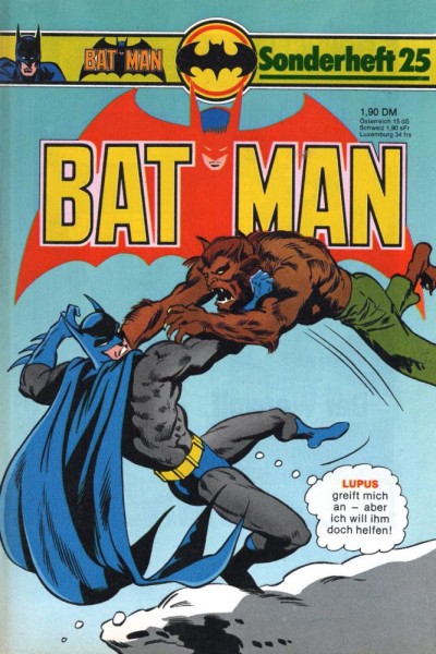 Batman Sonderheft 25 (Z1), Ehapa