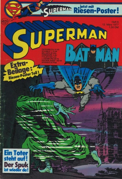 Superman 1977/ 6 (Z1-, Sm), Ehapa