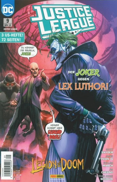 Justice League (2019) 9, Panini
