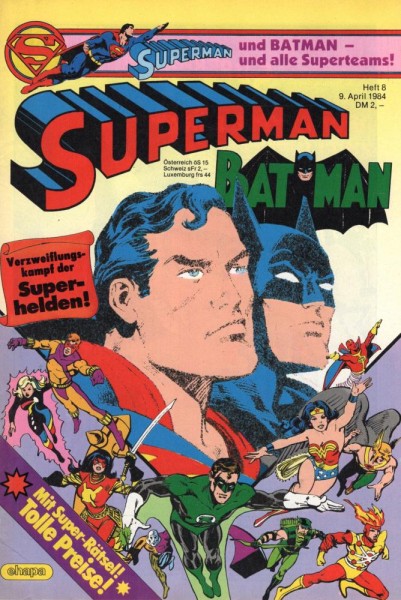 Superman 1984/ 8 (Z1), Ehapa