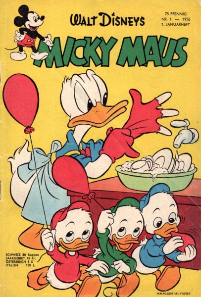 Micky Maus 1956/ 1 (Z2), Ehapa