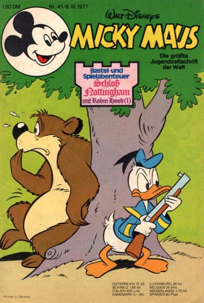 Micky Maus 1977 41 (Z1, Sm), Ehapa