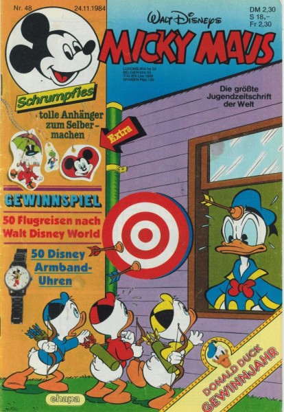 Micky Maus 1984/ 48 (Z1-2), Ehapa