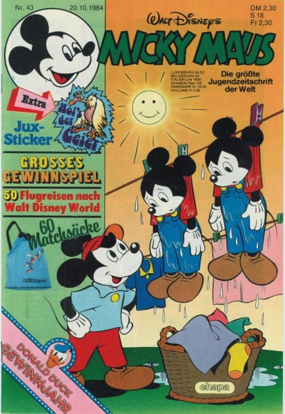 Micky Maus 1984/ 43 (Z1), Ehapa