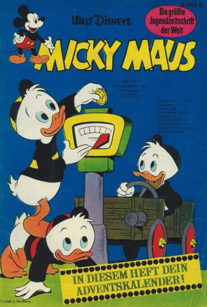 Micky Maus 1969/ 48 (Z1), Ehapa