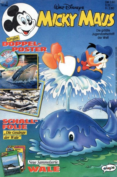 Micky Maus 1991/ 6 (Z0-1), Ehapa