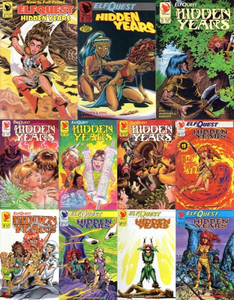 ElfQuest - Hidden Years Konvolut 21 Stück (Z1), Warp Graphics