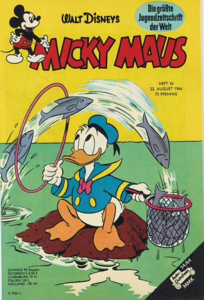 Micky Maus 1964/ 34 (Z1), Ehapa