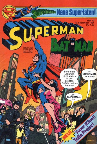 Superman 1981/ 19 (Z1), Ehapa