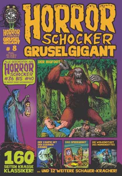 Horror Schocker Grusel Gigant 8, Weissblech