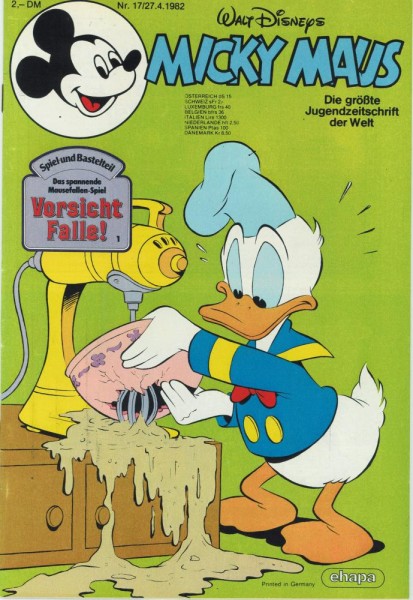 Micky Maus 1982/ 17 (Z0-1/1), Ehapa