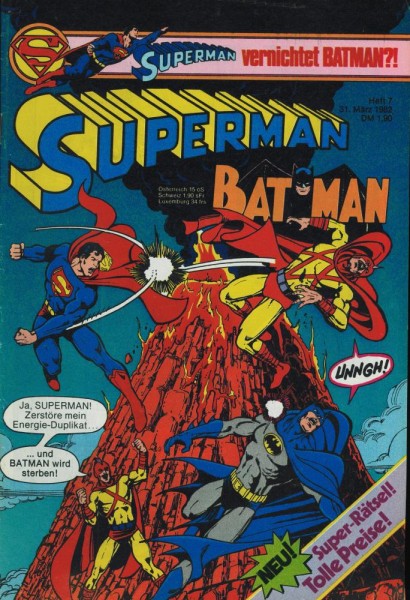 Superman 1982/ 7 (Z1), Ehapa