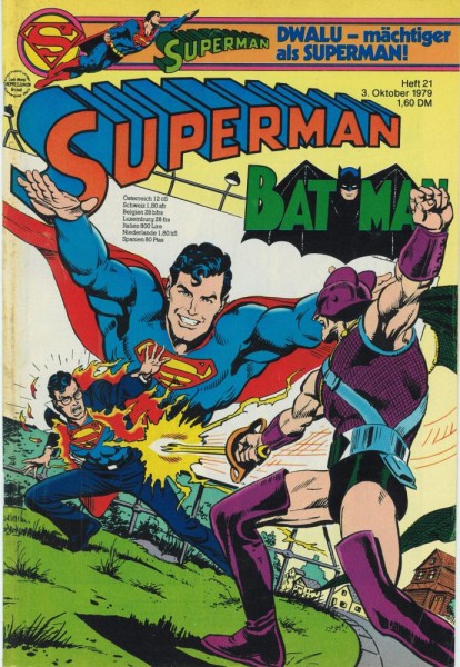 Superman 1979/ 21 (Z1-2, Sm), Ehapa