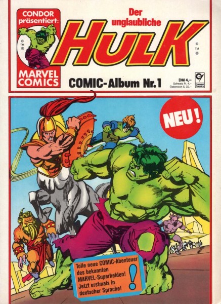 Der unglaubliche Hulk - Comic-Album 1 (Z1-), Condor