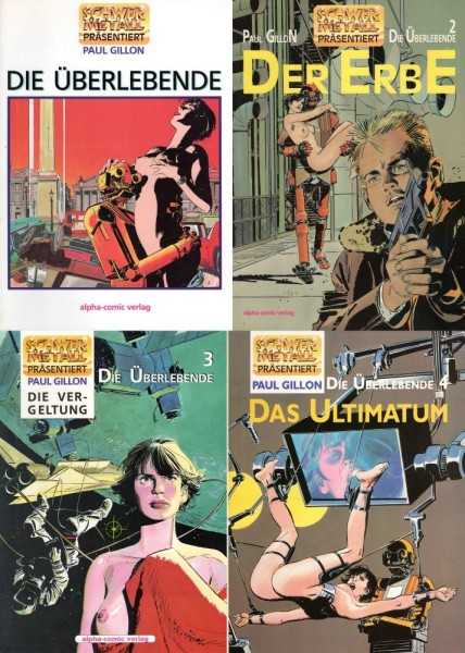 Schwermetall präsentiert: Die Überlebende 1-4 (Z0), Alpha-Comic-Verlag