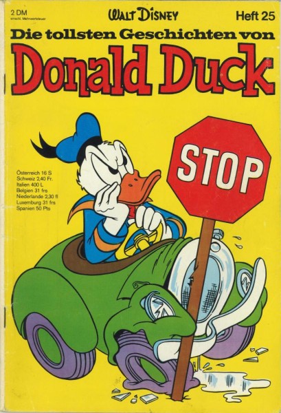 Die tollsten Geschichten von Donald Duck Sonderheft 25 (Z2-), Ehapa