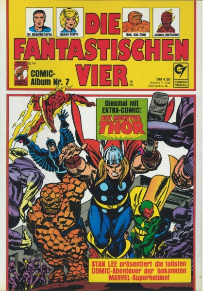 Die Fantastischen Vier Comic Album 7 (Z1), Condor