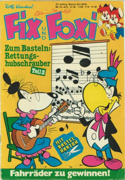 Fix und Foxi 27. Jg. 32 (Z1-2, Sz), Pabel