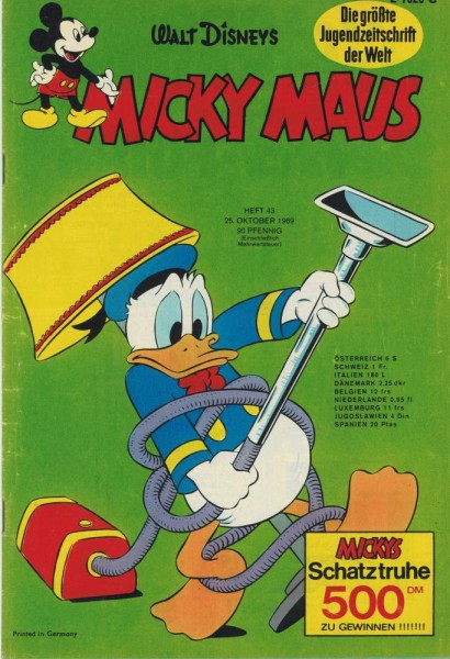 Micky Maus 1969/ 43 (Z1-), Ehapa