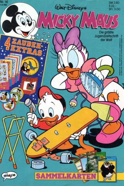 Micky Maus 1991/ 16 (Z0-1), Ehapa