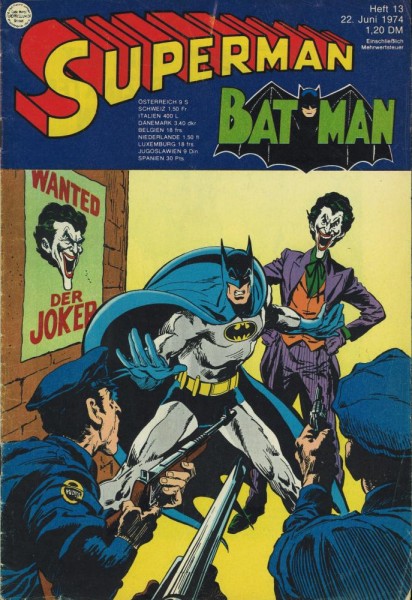 Superman 1974/ 13 (Z1-2/2, Sm), Ehapa