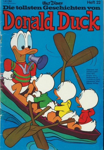 Die tollsten Geschichten von Donald Duck Sonderheft 22/1970 (Z1-2), Ehapa