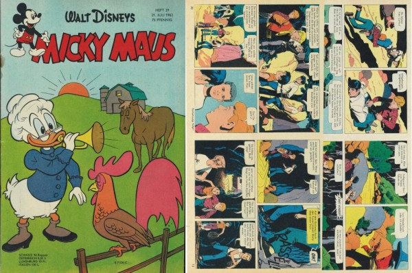 Micky Maus 1962/ 29 (Z1-2, Streifen), Ehapa