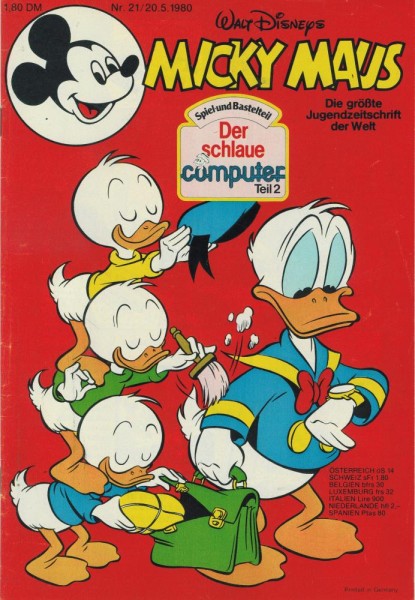 Micky Maus 1980/ 21 (Z0-1), Ehapa