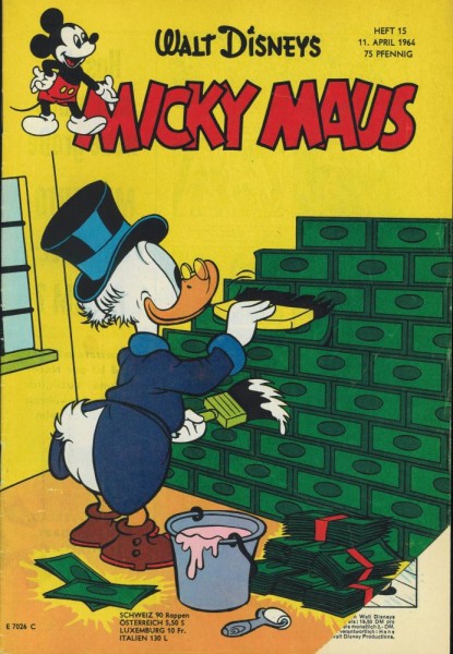 Micky Maus 1964/ 15 (Z1-2, Sm), Ehapa