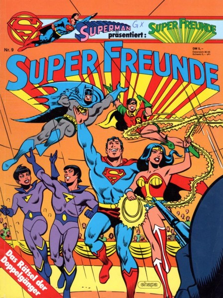 Superman präsentiert: Superfreunde 9 (Z1-2, Sm), Ehapa