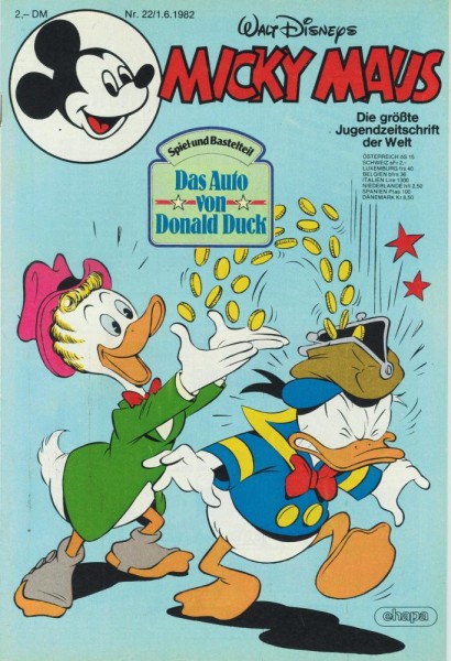 Micky Maus 1982/ 22 (Z1), Ehapa