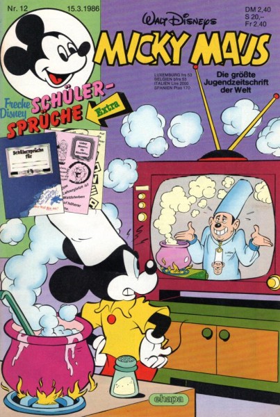 Micky Maus 1986/ 12 (Z0-1), Ehapa