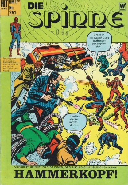 Hit Comics 251 - Die Spinne (Z1-2, St), bsv