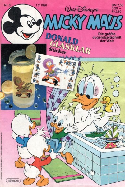 Micky Maus 1990/ 6 (Z1-2/2), Ehapa