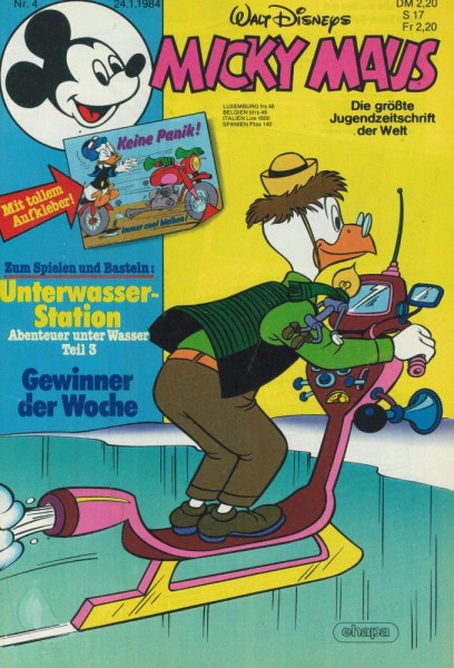 Micky Maus 1984/ 4 (Z1), Ehapa