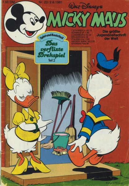 Micky Maus 1981/ 23 (Z2), Ehapa