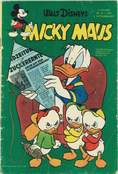 Micky Maus 1957/ 19 (Z1-2/2), Ehapa