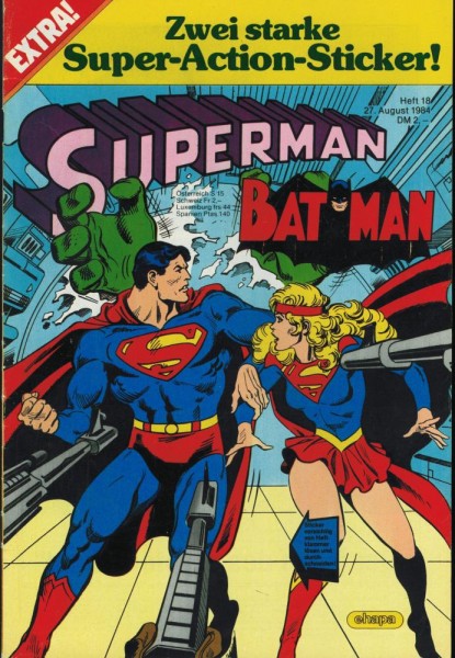 Superman 1984/ 18 (Z1-2, Sm), Ehapa