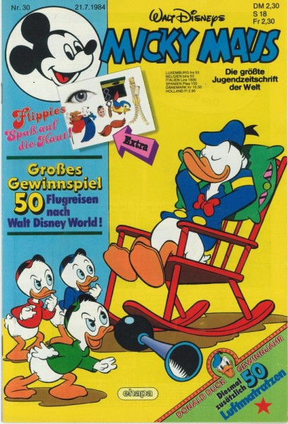 Micky Maus 1984/ 30 (Z1-2, A), Ehapa