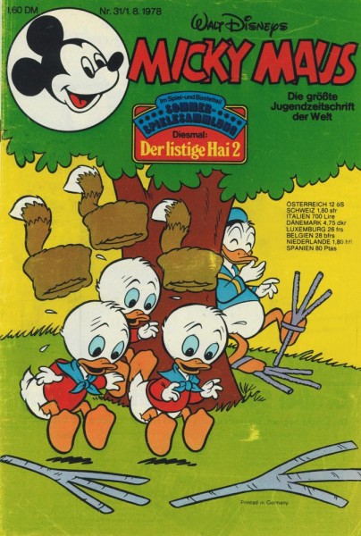 Micky Maus 1978/ 31 (Z1-2/2), Ehapa