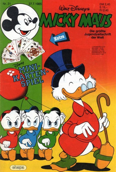 Micky Maus 1985/ 31 (Z0-1), Ehapa