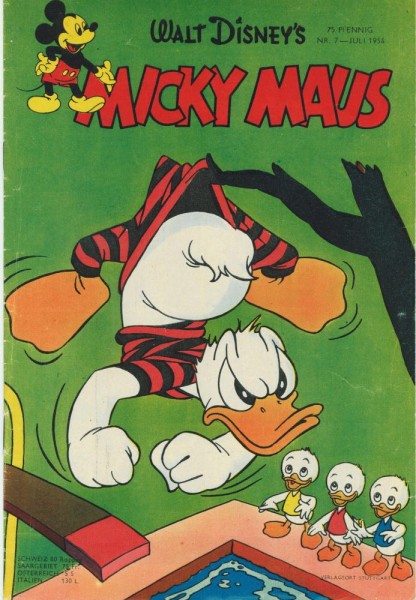 Micky Maus 1954/ 7 (Z1-2), Ehapa