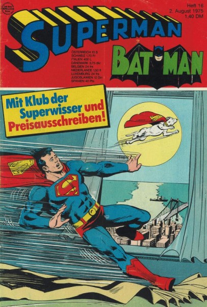 Superman 1975/ 16 (Z2), Ehapa