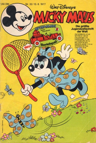 Micky Maus 1977/ 32 (Z1-2), Ehapa