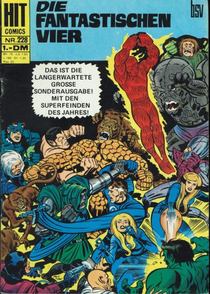 Hit Comics 228 - Die Fantastischen Vier (Z1-), bsv
