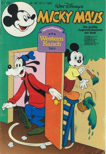 Micky Maus 1981/ 46 (Z1), Ehapa