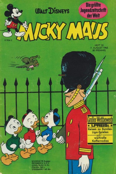 Micky Maus 1965/ 32 (Z2), Ehapa