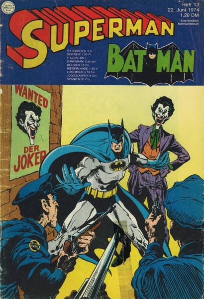 Superman 1974/ 13 (Z2-3, Sm), Ehapa