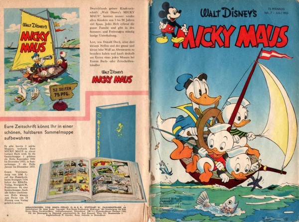Micky Maus 1953/ 7 (Z2-3), Ehapa