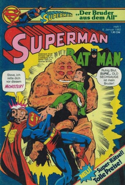 Superman 1982/ 1 (Z2), Ehapa